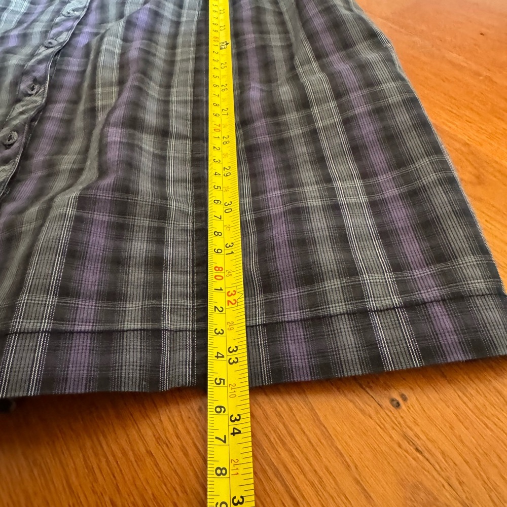 Dynamite Purple Checkered Mini Dress - Picture 12 of 13